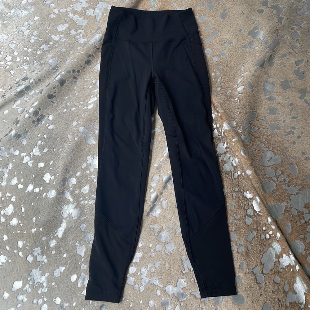Full length black leggings